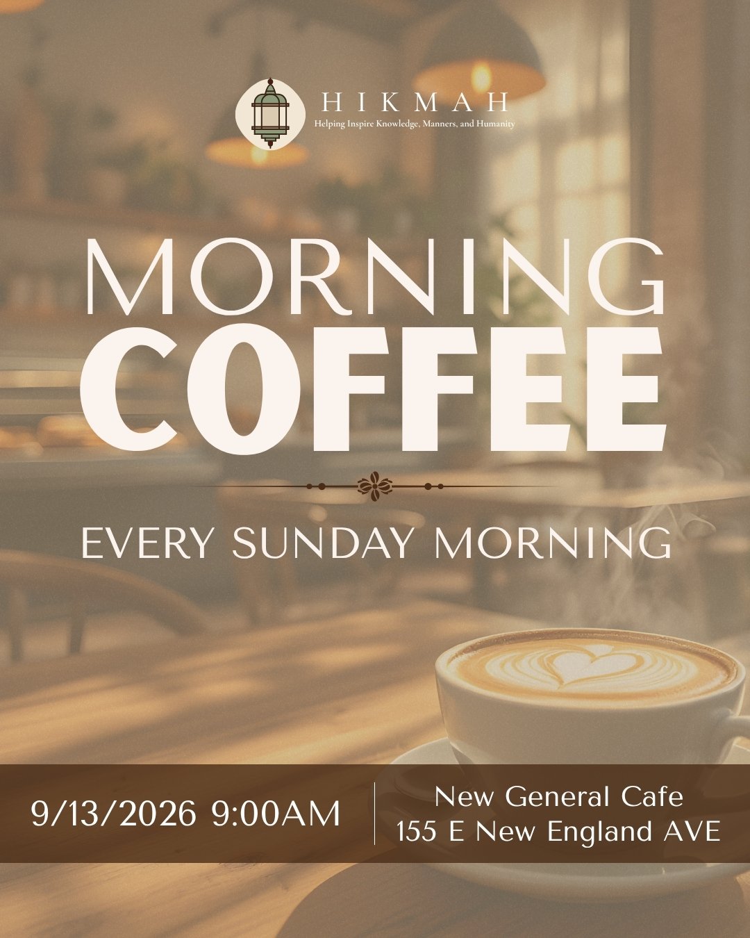 Sunday Coffee flyer